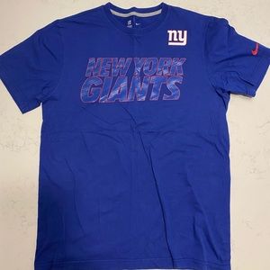 Nike New York Giants big blue t shirt size L mens